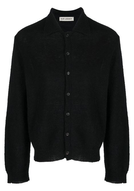 maglia evening polo uomo nera OUR LEGACY | M4213ECFSE